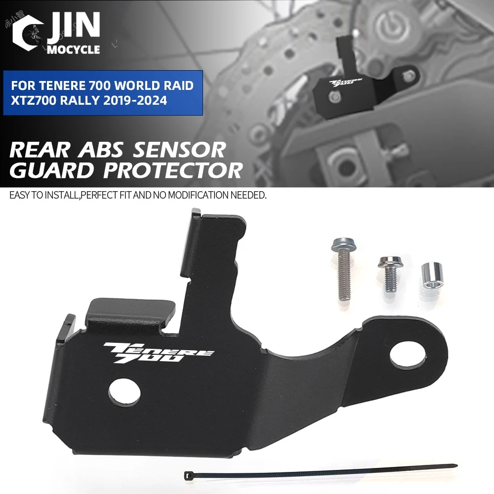 

For Yamaha Tenere XTZ 700 XTZ700 2019 2020 -2024 Motorcycle Rear ABS Sensor Guard Tenere700 Rally Edition World Raid 2022-2023