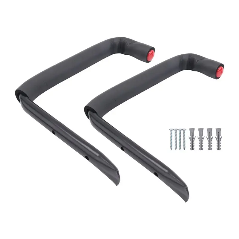 ABGG-2X Kayak Racks Heavy Duty Wall Mounted Kayak Storage Hooks Kayak Storage Hangers For Canoe Kayak Garage Paddle Board