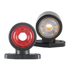 2PCS LED Indicatore Laterale 24v HA CONDOTTO Le Luci del Camion Rimorchio Lampada Ingombro HA CONDOTTO LA Luce Camion Van Rimorchio Lato luce di indicatore 12V