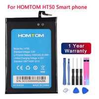 100% Original HT50 5500mAh Phone Replacement Battery For HOMTOM HT50 Smart Mobile Phone 5.5inch Backup Batteries Replacement