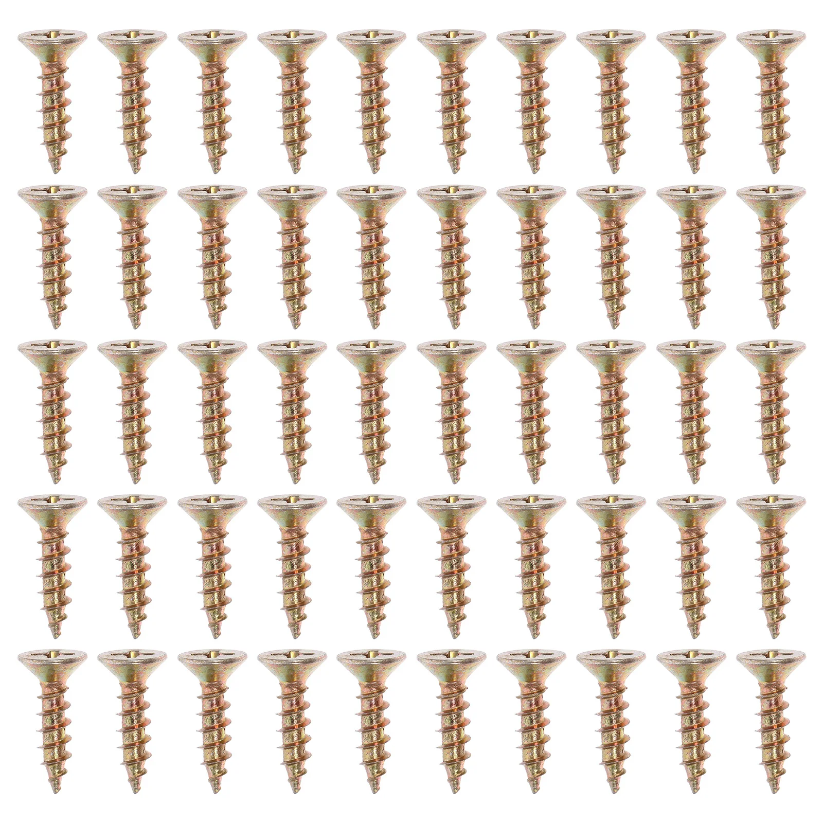 

200pcs Self Tapping Screws 4mm Galvanized Zinc Coating for Fiberboard Drywall Installation Small Screws