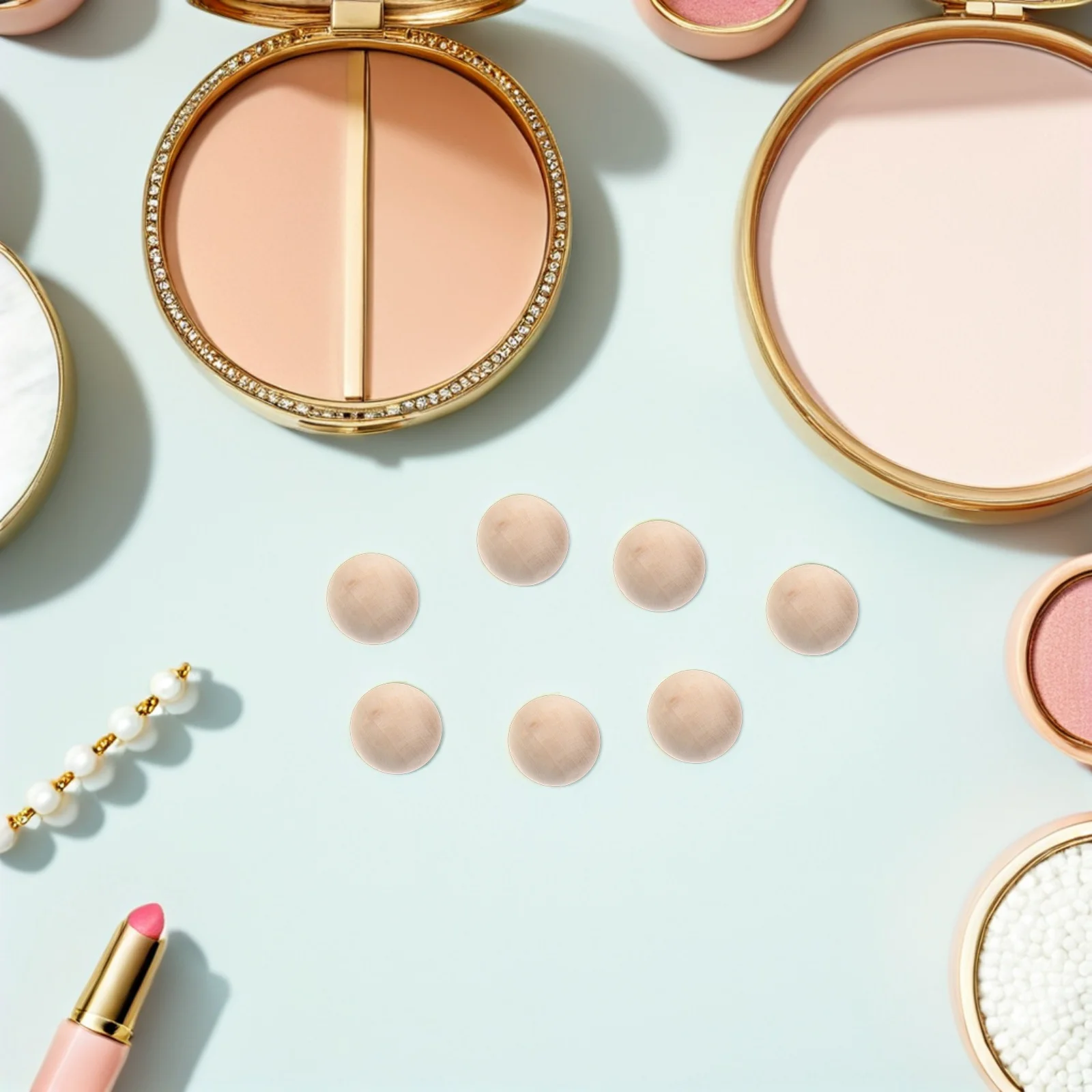 

25Pcs Smooth Unfinished Wood Balls Without Holes 40Mm Round Natural Wooden Spheres for DIY Crafts Rustic Party Decorating