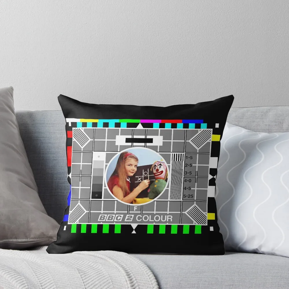 

beebthings Testcard F Throw Pillow luxury sofa pillows Christmas Cushion For Home