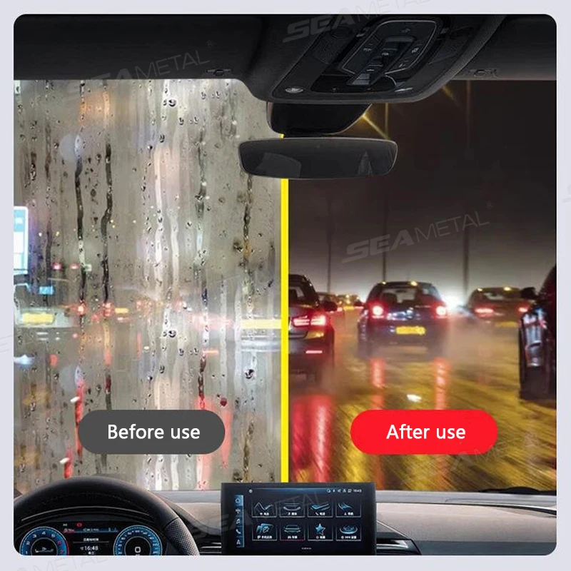 SEAMETAL سيارة الزجاج الإسفنج تنظيف فرشاة نافذة السيارة الزجاج الأنظف يزيل الأوساخ الزجاج الأمامي النفط فيلم الأنظف الزجاج النفط فيلم فرشاة