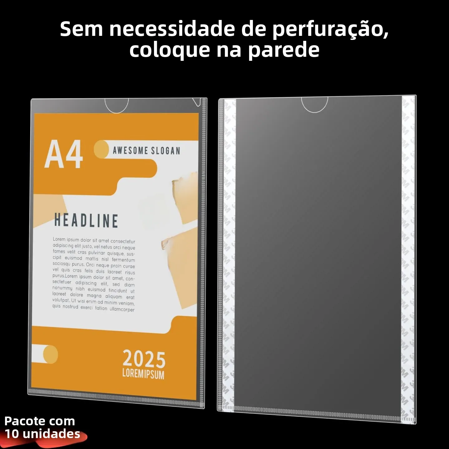 transparent-adhesive-document-holder-a4-paper-card-sleeve-loose-leaf-file-folder-page-insert-protective-cover-file-storage-bag