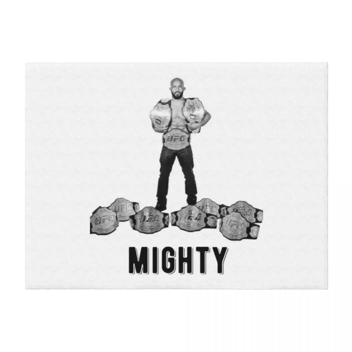 Demetrious Johnson Mighty Mouse Cinturones Manta Furrys Thermica Verano Personalizado Regalos Mantas
