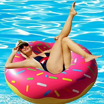 Adult Kids Inflatable Swim Ring Donut Pool Float Swimming Circle Ring Mattress Swimming Pool Toys Seat for Dropshipping