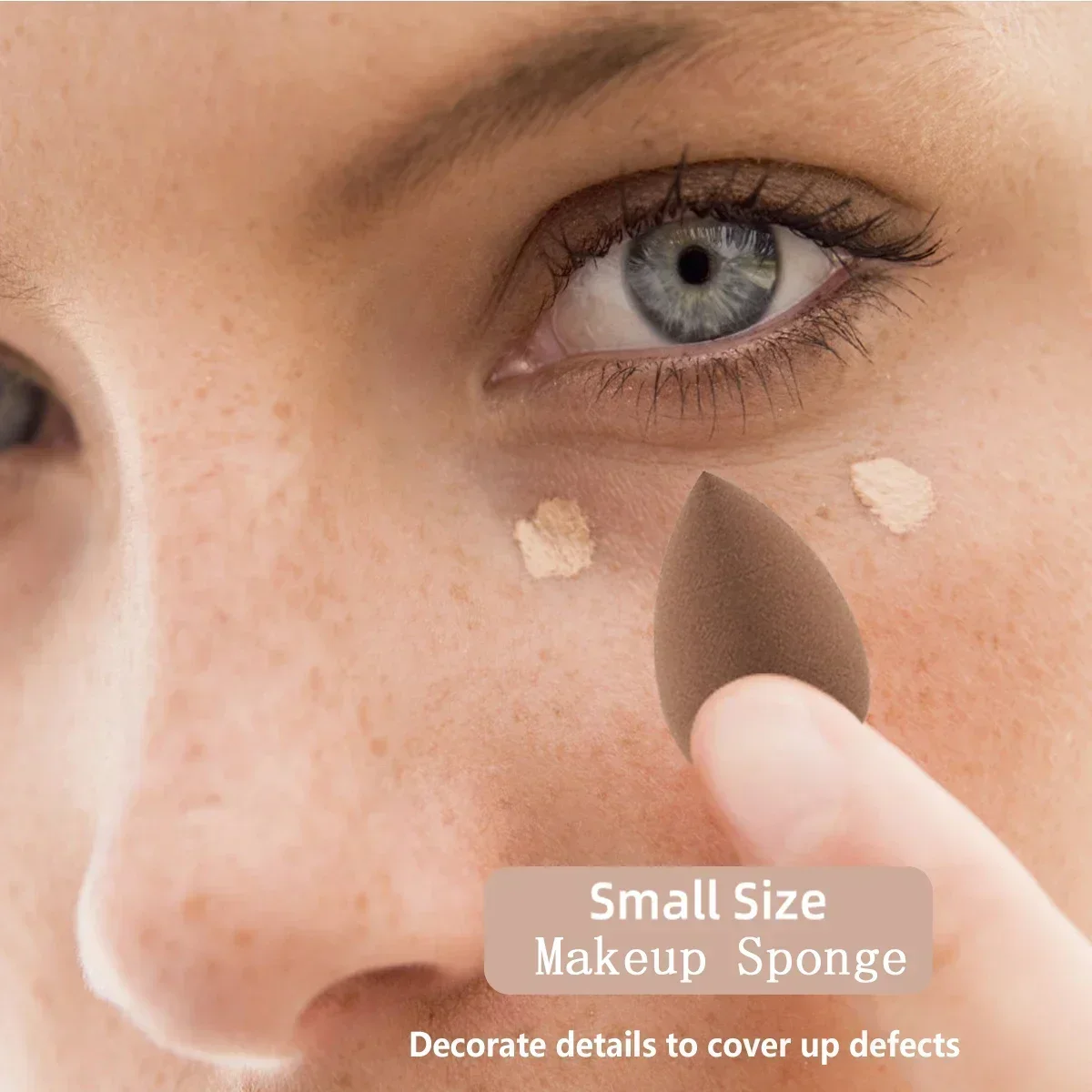 مجموعة فرش وإسفنجات مكياج مكونة من 20/40 قطعة، منتفخة مكياج بنية، بيضة تجميل، عصابة رأس، مجموعة إزالة معصمه، أداة مكياج، هدية، #3