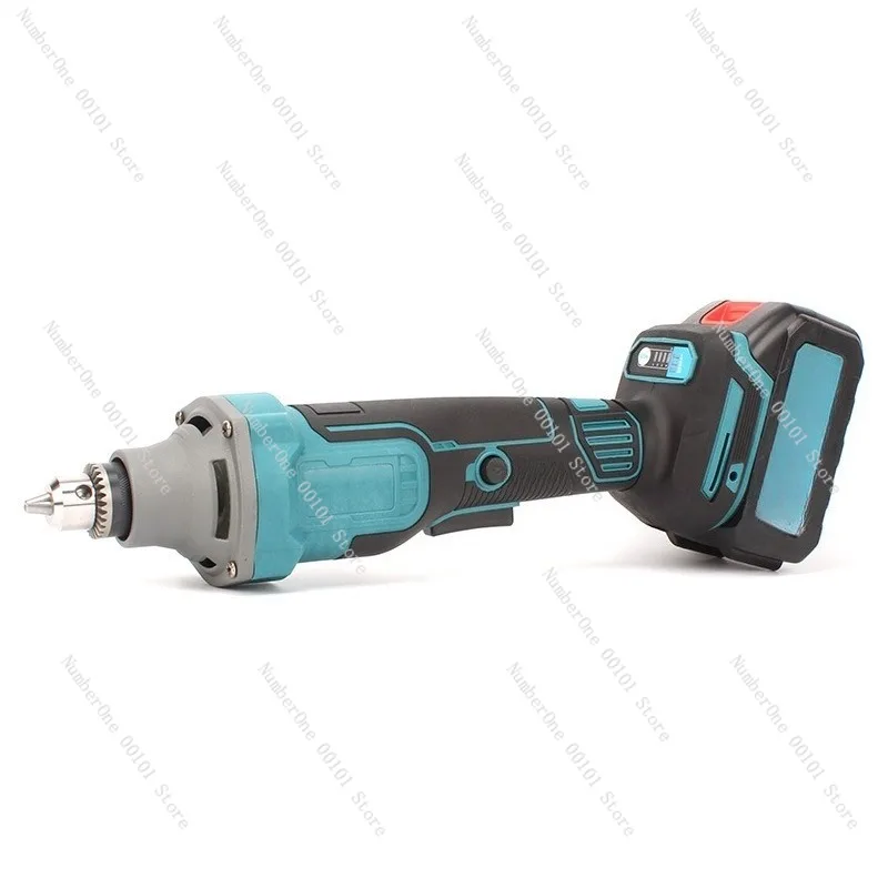 Bürstenloser Geradschleifer, elektrische Akku-Schleifmaschine, 0,6–6 mm Spannfutter, Lithium-Batterie, Polier- und Gravierwerkzeug