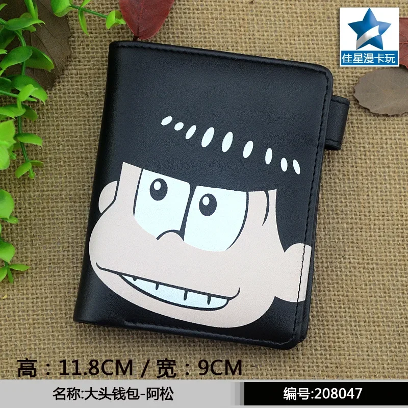 Anime Osomatsu San Short Men's Wallets Women's Button Purse