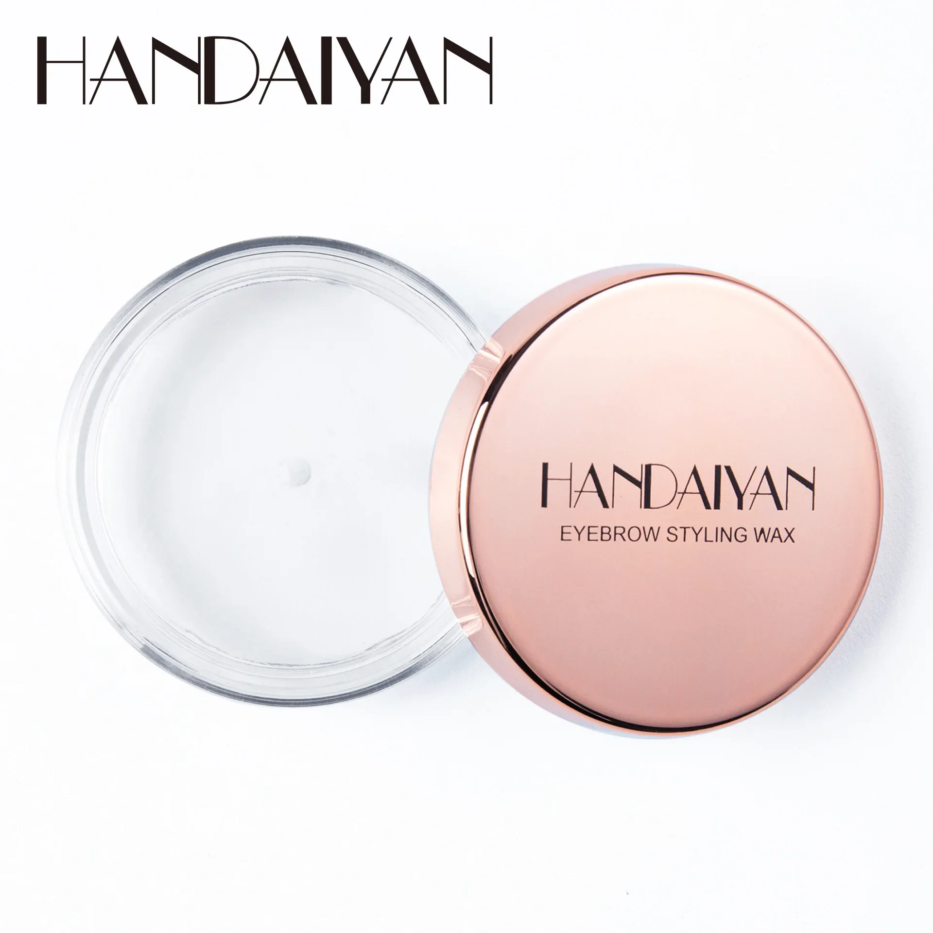 HANDAIYAN-CERA para Estilismo de cejas, Gel Moldeador tridimensional duradero, resistente al agua, con cepillo, cejas naturales