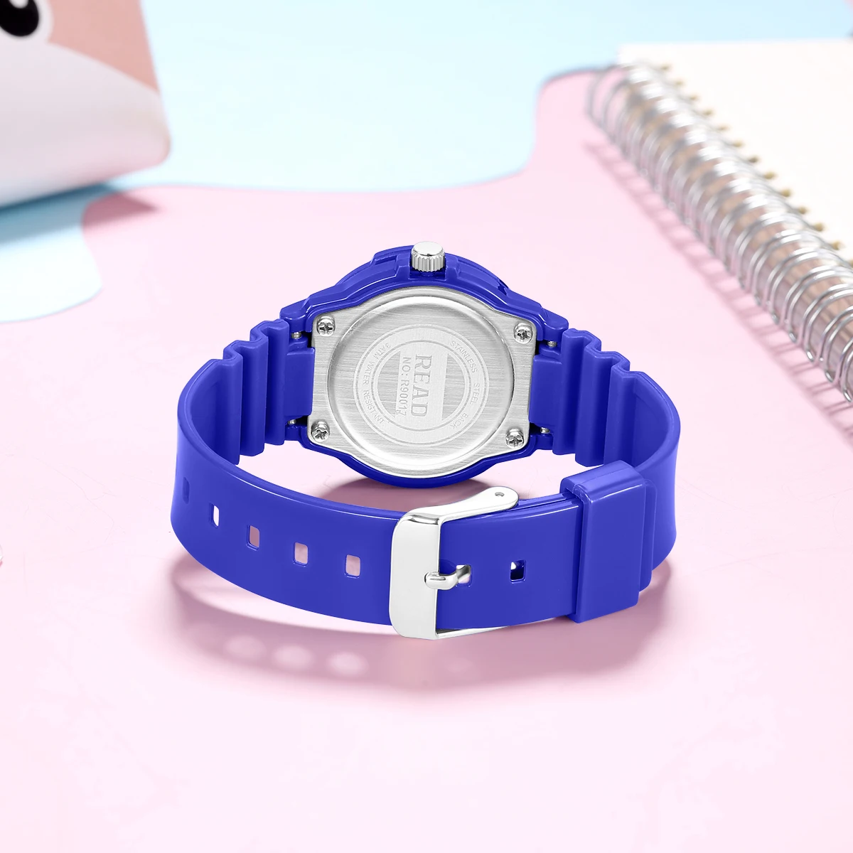 READ Kids Quartz Wrist Watch | Resin Silicone Strap | Rotating Bezel | 3ATM Daily Water Resistant Pin Buckle Watch