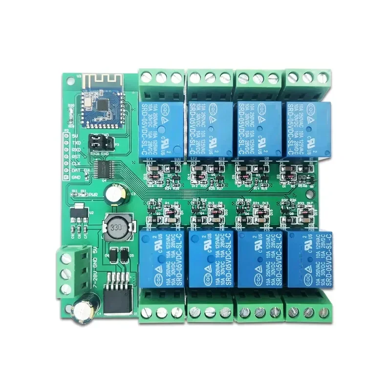 

5V 12V 24V 8 Channel Relay Module BLE For Bluetooth 5.0 Wireless Relay Module Internet Smart Remote Control Mobile Phone Switch