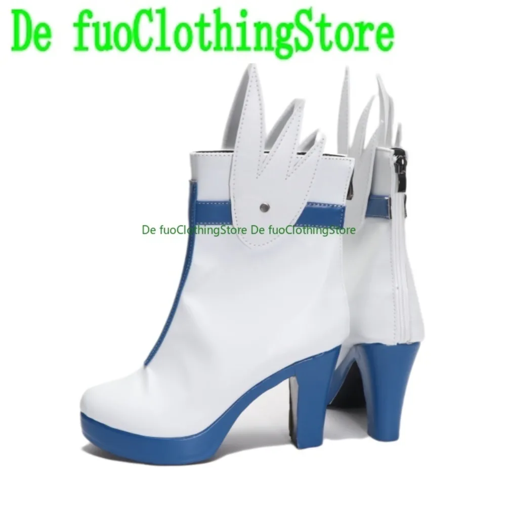 DefuoClothing 2.5D Seduction Nonoia Noa 코스프레 신발 애니메이션 컨벤션 부츠 애니메이션 게임 할로윈 의상 파티 소품 신발