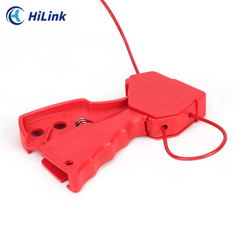 Convenient And High-quality Industrial Customized 3.3mm*2.4m Adjustable Hand-hold Safety LOTO Cable Lockout Tagout