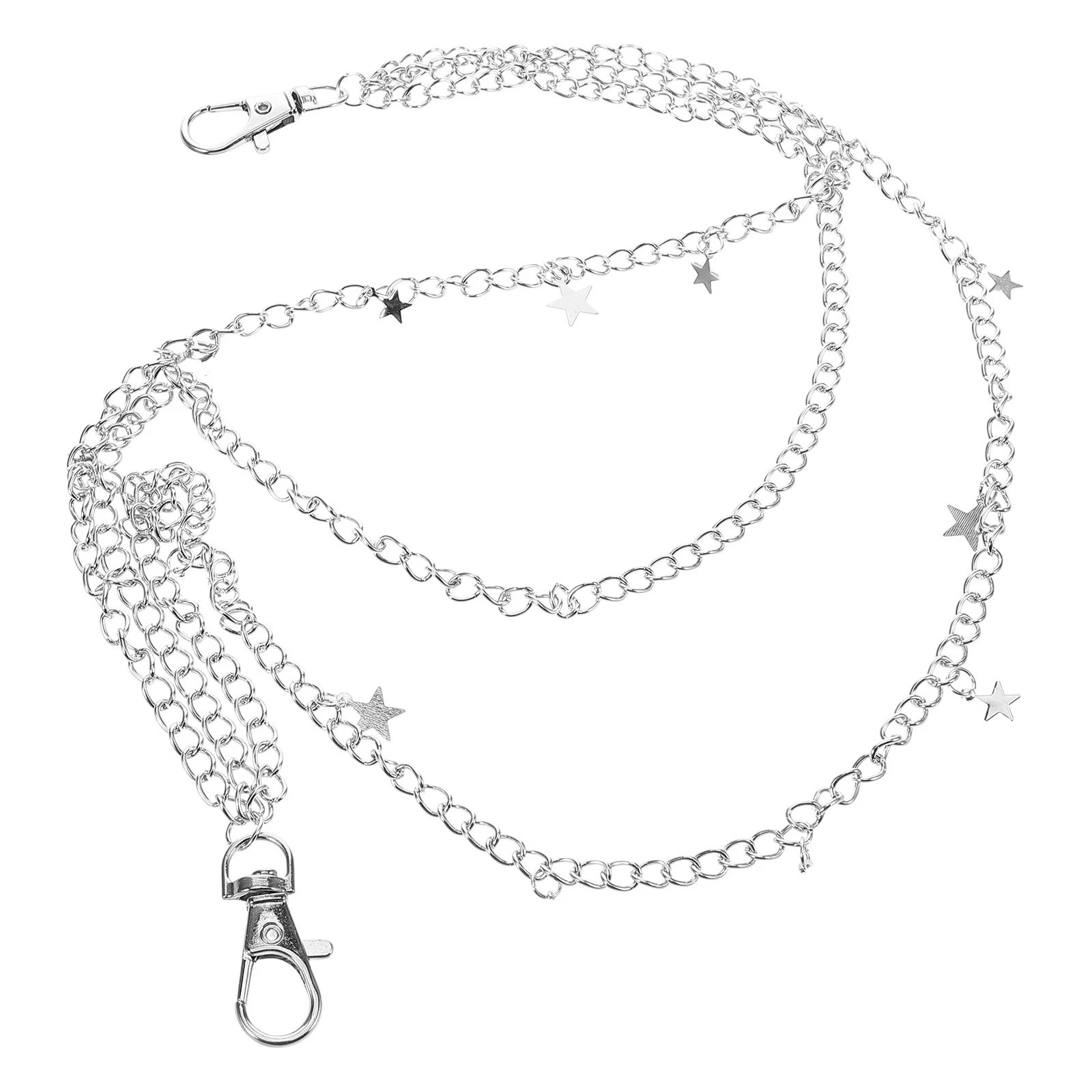 

Star Pendant Tassel Waist Chain Metal Pants Chain Street Style Trend Hip Hop Jewelry for Women Men Hip Hop Jewelry