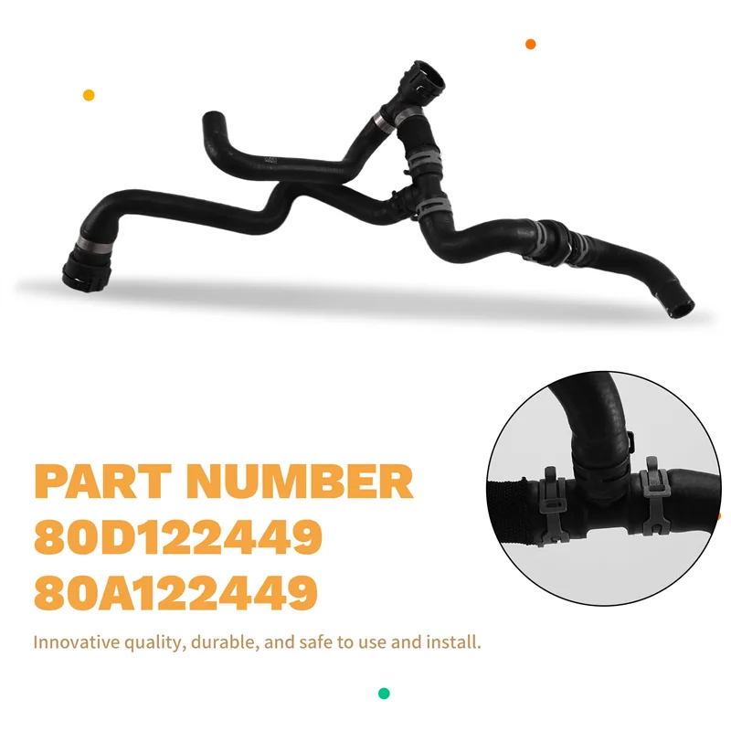 

80D122449 Car Coolant Hose For Q5 80A122449CD 80A122449Q-AD39