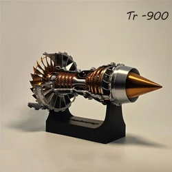 27cm Mini Turbofan Engine Model Aircraft Engine Kit Plastic DIY Scientific Experiment Jet Aircraft Engine Models Power Toy