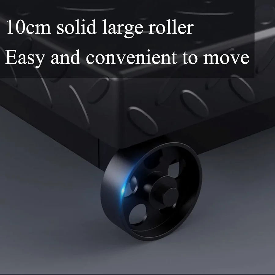 Báscula de plataforma industrial de 660 lb con ruedas para aplicaciones de pesaje de servicio pesado: báscula de piso digital con precio preciso de LB KG