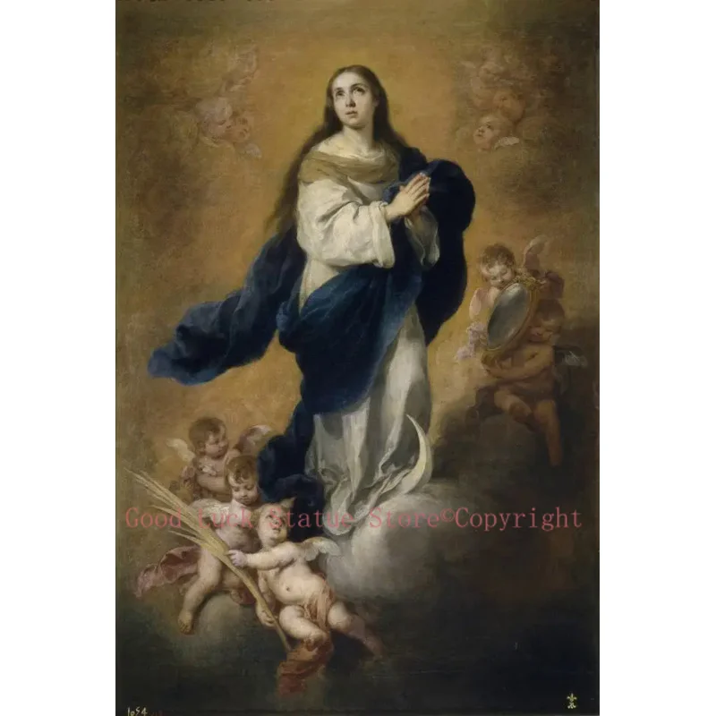 

wholesale painting # TOP religion ART # Madonna angel # La Inmaculada Concepcion # print canvas oil painting