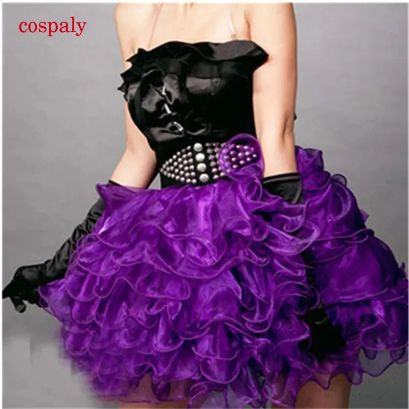 A 6Colors Extra Fluffy Teenage Girl Adult Women Pettiskirt Pleated Tutu Skirt Candy Color Party Dance Bubble Skirt Christmas Gif