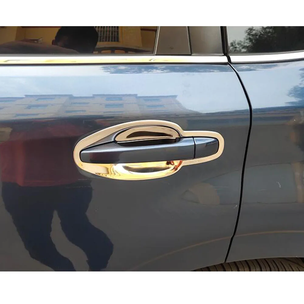 For Subaru Forester 2018 2019 2020 2021 2022 Car Sticker Handrail Cover Detector External Frame Lamp Trim Door Bowl Armrest Part