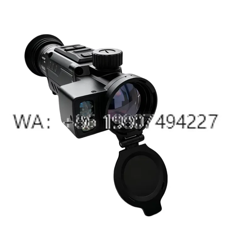 Thermal Scope with LRF 35mm Lens Video Recording 640x512 Resolution for Long Range Night Vision Detection