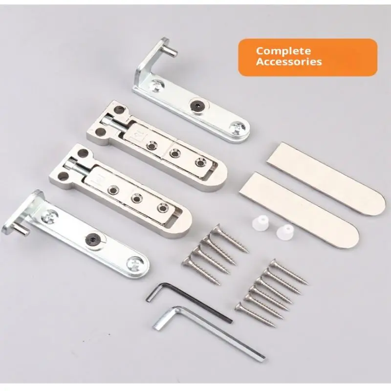 2 قطعة مفصلات مخفية للأبواب ثلاثية الأبعاد قابل للتعديل قطب غير مرئية العالم المفصلي سبائك الزنك الباب المفصلي الأثاث الأجهزة #6