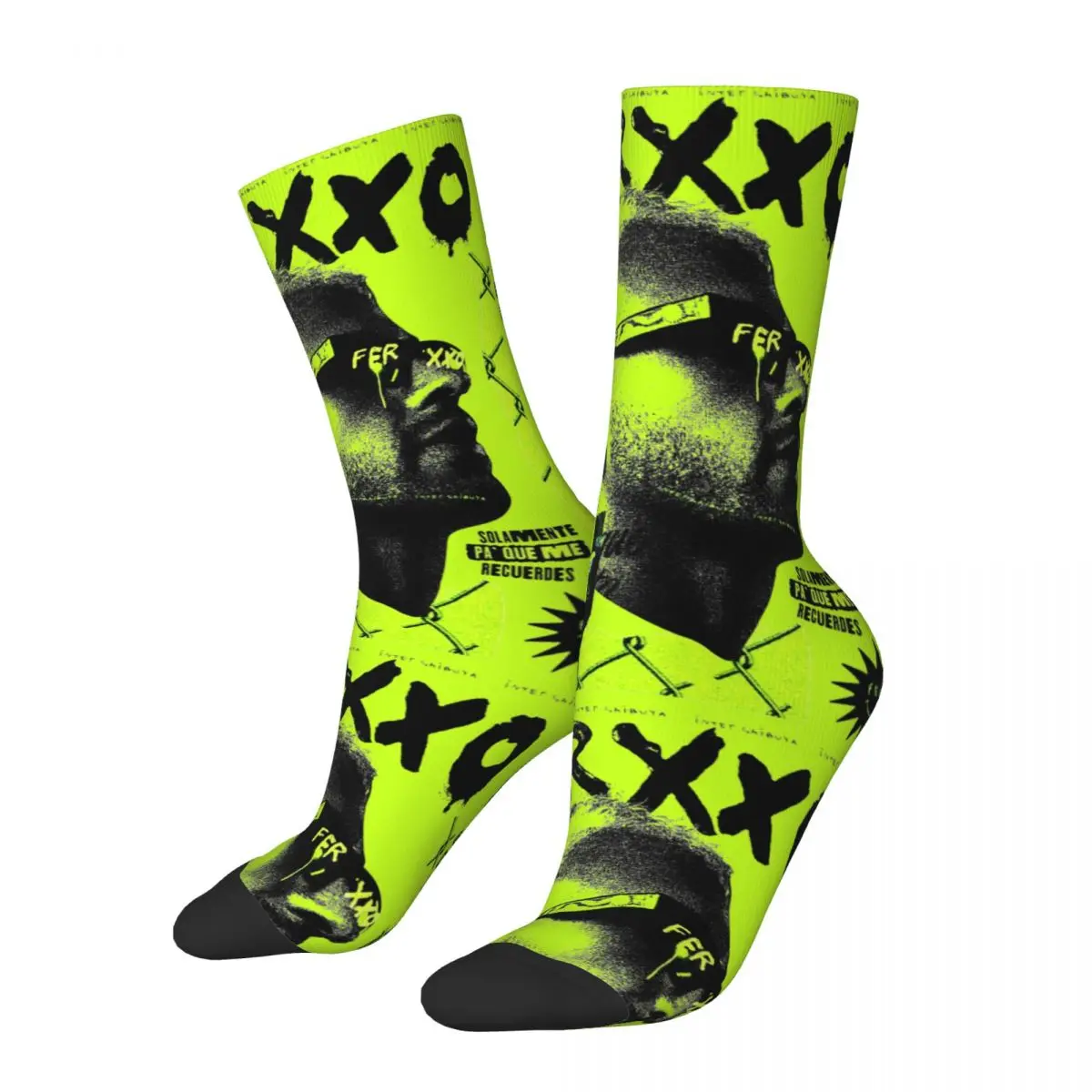 

FEID FERXXO Pop Singer Music Theme Socks Product for Women Cozy Print Socks