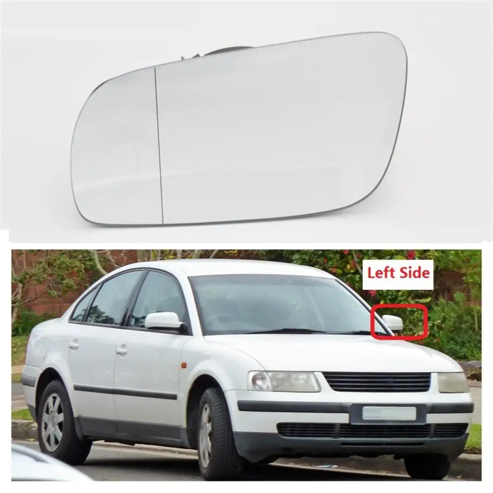 

For VW Passat B5 1997 1998 1999 2000 2001 2002 2003 2004 2005 Car-styling Left Side Heated Car Rear Mirror Glass