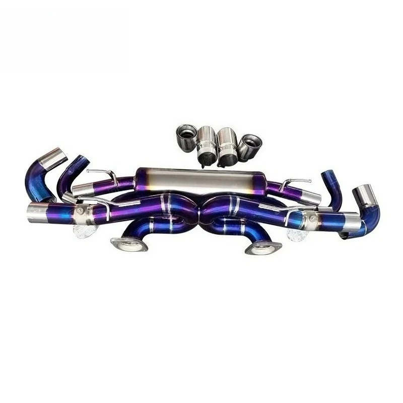JTLD High Performance Valved Sport Titanium Alloy Catback Exhaust System for 2020 Aston Martin Vantage 4.0 V8 Twin Turbo