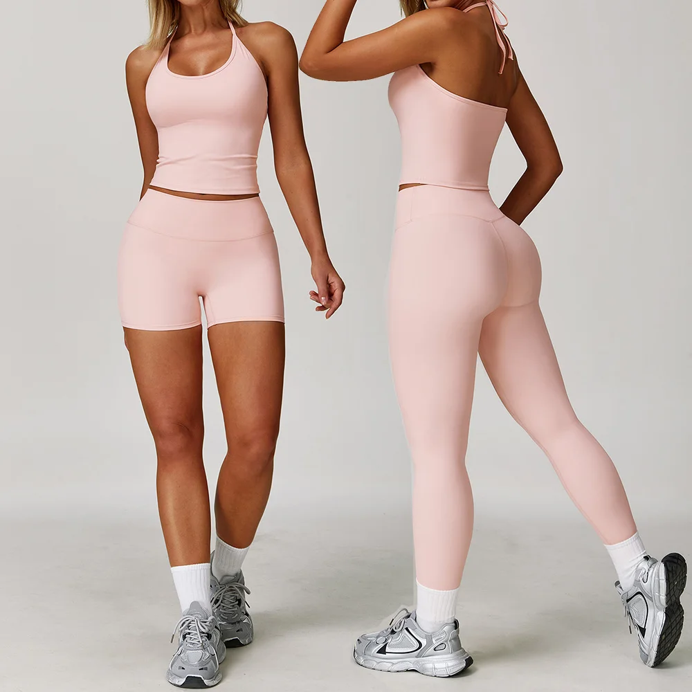 

Women's Clothes 2 Pieces Yoga Set Workout Tracksuit Sportswear Gym Clothing High Waist Bell-bottoms Sexy Fitness Bra Sports Suit