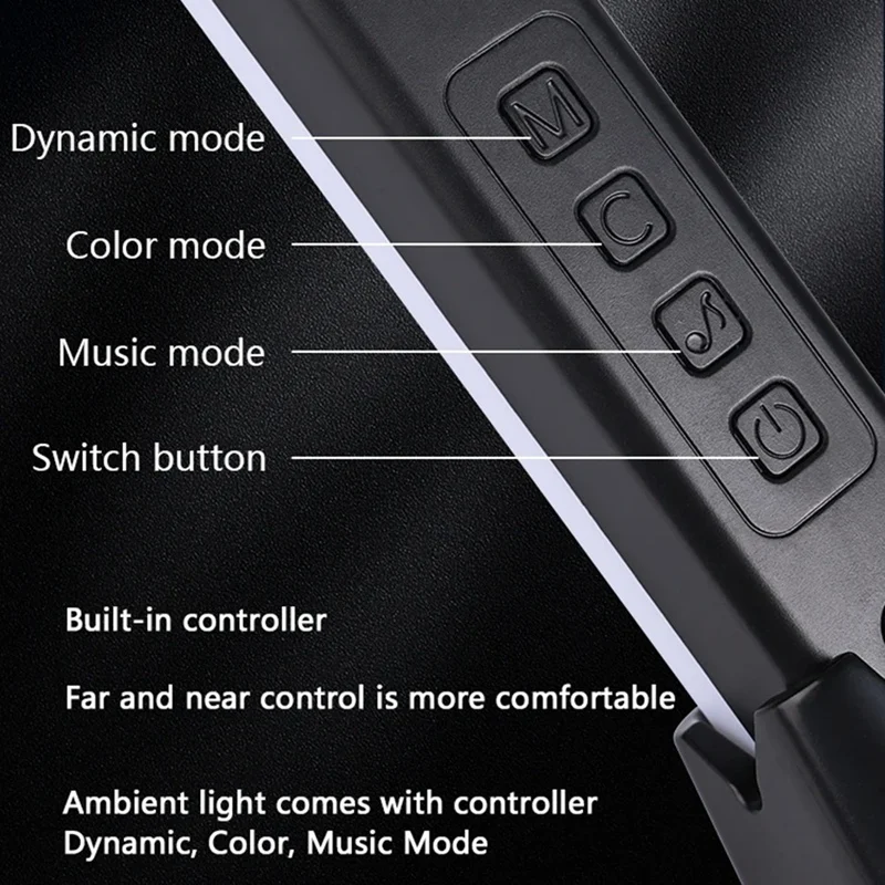 Sfeer Led Rgb Licht Voice Sfeer Licht Set Tv Muur Computerspel Pick-Up Lamp Gaming Game Smart Light Set