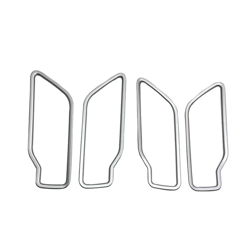 غطاء وعاء لباب السيارة الداخلي ، إكسسوارات داخلية مزخرفة ، فضة ، 60 سلسلة ، تويوتا بريوس ، مقبض ،