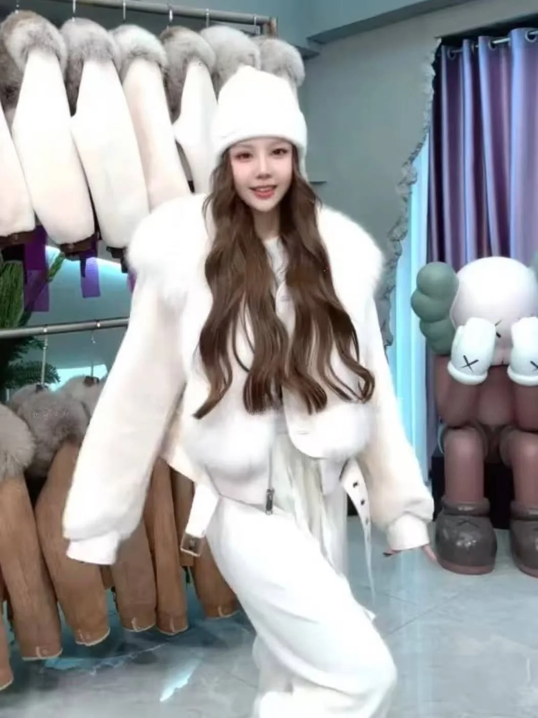   Ning 2025 delle nuove donne Jaet vera pelle pelliccia intercata Faion europeo Sle ort cappotto casual Sle lungo Sve