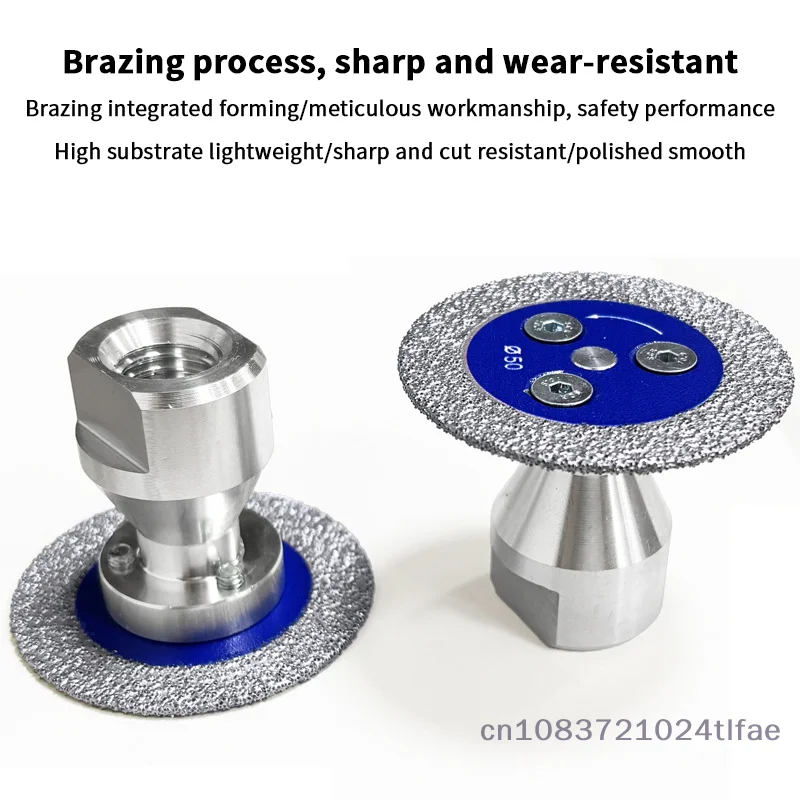 M14 الماس شفرة المنشار مع شفة قابلة للإزالة توربو أسطوانة تقطيع للجرانيت الرخام السيراميك قطع الخرسانة طحن أدوات حفر #2