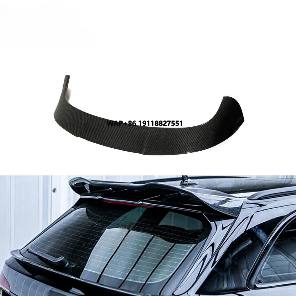 

Dry Carbon Fiber Rs4 Rear Roof Spoiler Rear Trunk Spoiler ForRs4 B9 A4 Avant 4-door 2020 2021