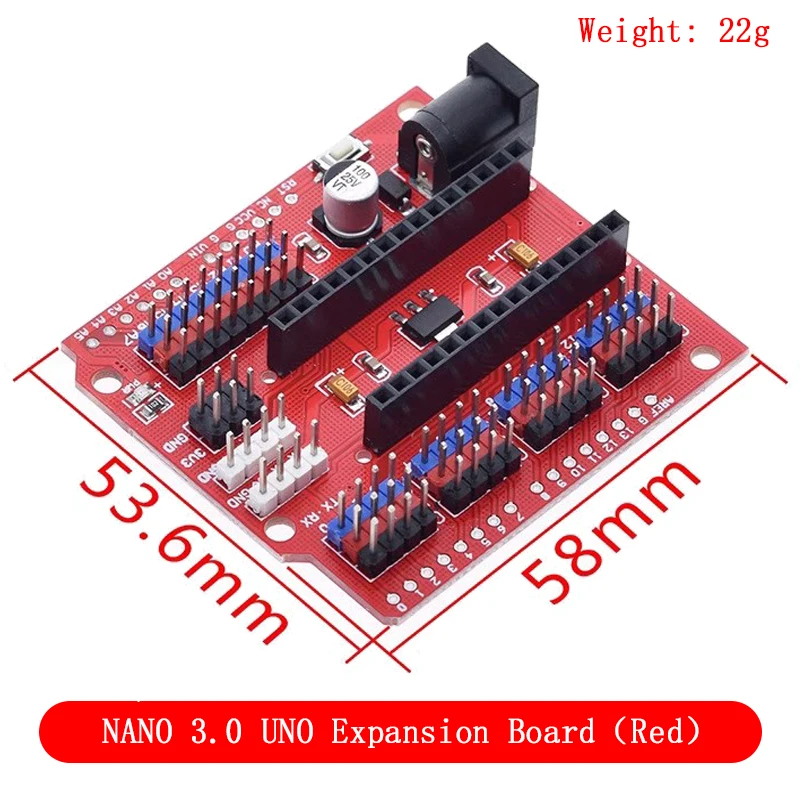 NANO V3.0 Controller Terminal Adapter Expansion Board Prototype Shield And UNO Multi-purpose Expansion Board For Arduino image 4