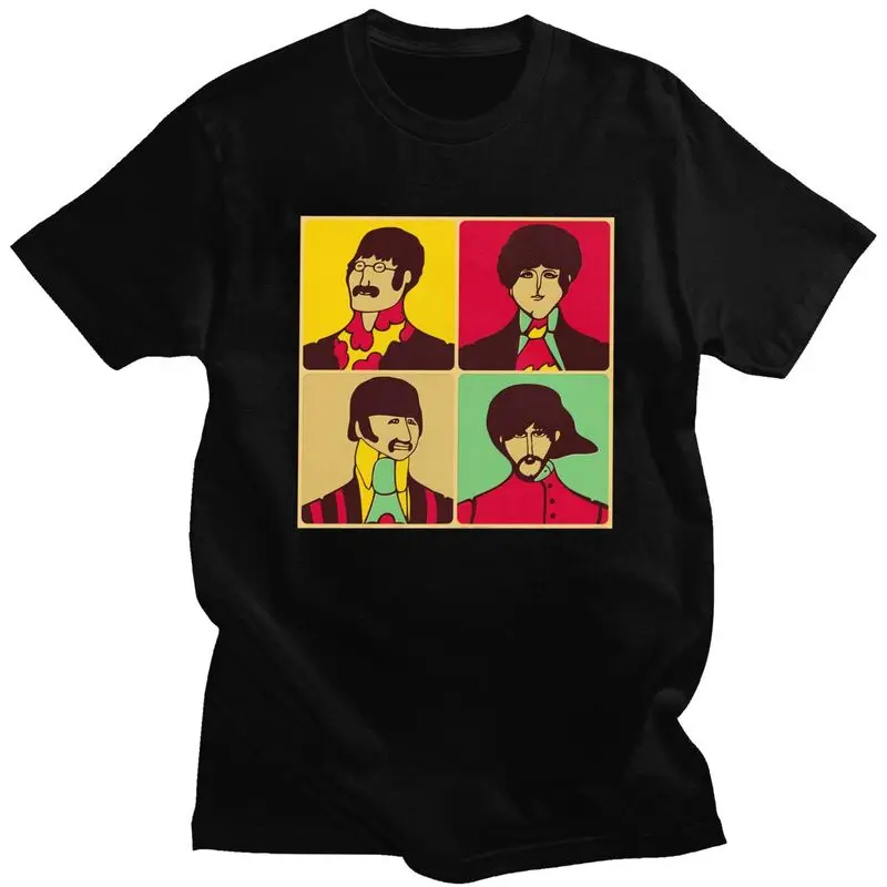 

Custom The Beatle Heavy Metal Rock Tshirts for Men Short Sleeve Leisure T Shirt T-shirt Loose Fit Pure Cotton Tees Gift