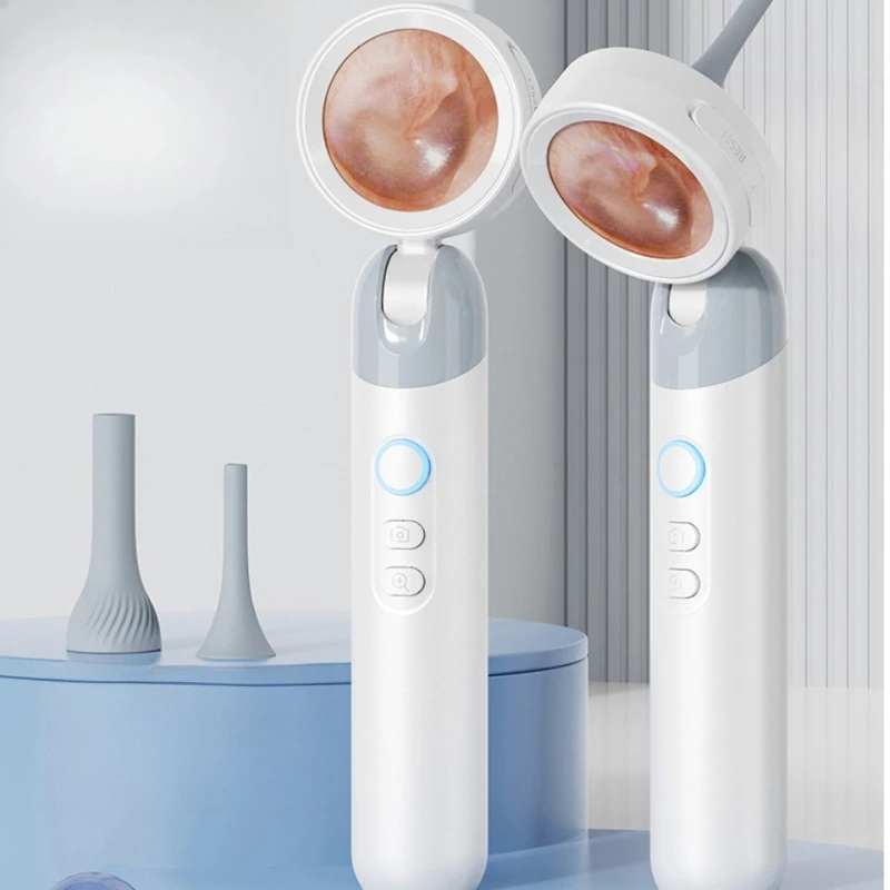 High definition handheld auditory canal endoscope with screen Intelligent visual otoscope Electric Otolaryngology artifact