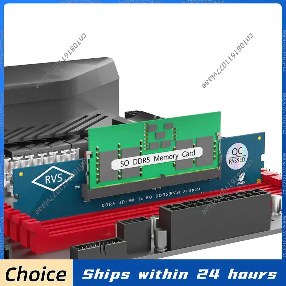 

Адаптер-карта DDR5 SO-DIMM для подключения ноутбучной памяти DDR5 к настольной оперативной памяти (RAM) для тестирования материнских плат ПК