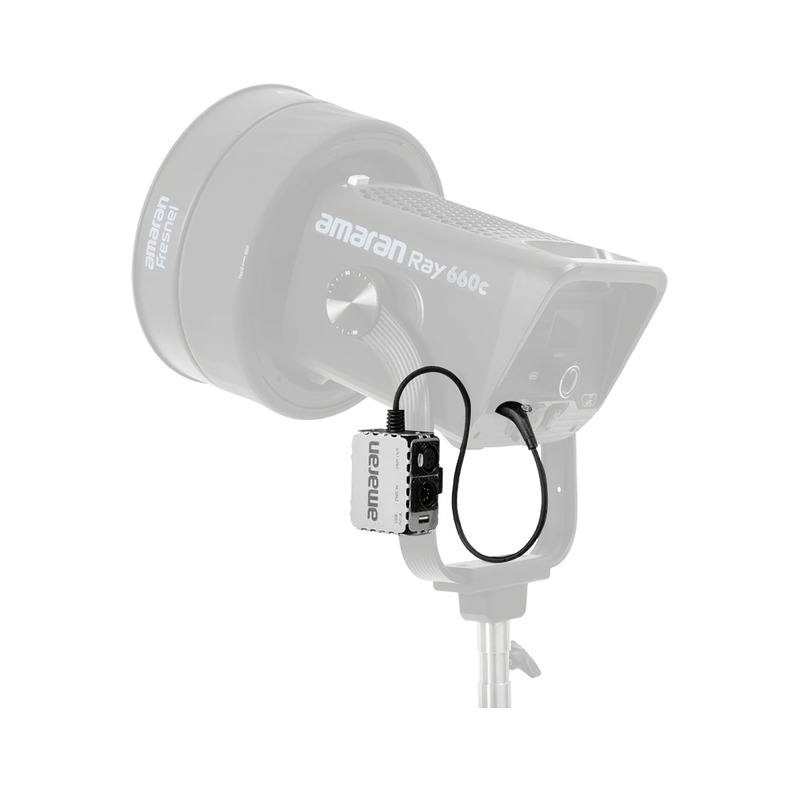 amaran USB-C to 5-Pin DMX In & Out Adapter Wired 8-bit DMX512 Control 1/4-20in Screw to amaran Ray 360c & 660c by Aputure