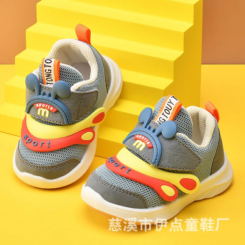 Kinderschuhe Frühling und Herbst 0-1-3 Jahre alte Mädchen atmungsaktive Babys chuhe mit weichen Sohlen Babys chuhe Jungen Coolname Sneaker Tod