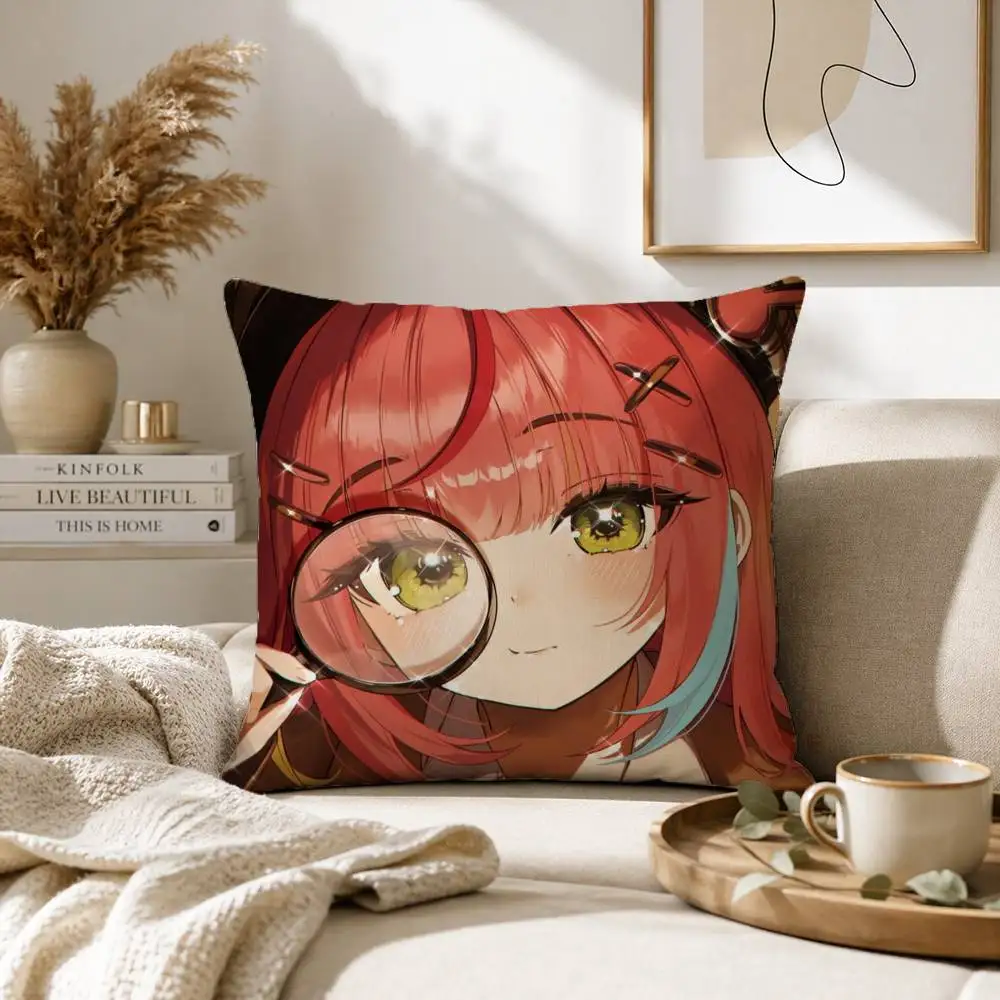 StelLive Hanako Nana  Pillow Case for Sofa Living Room Home office Decor Protective Cover