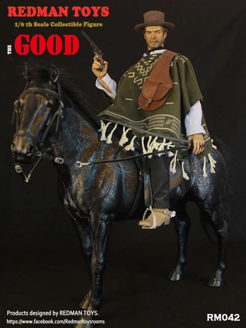 REDMAN TOYS RM042 1/6 The Western Cowboy GOOD Figure Model 12Inch Male Soldier Action Body Doll Full Set Toys for Collection