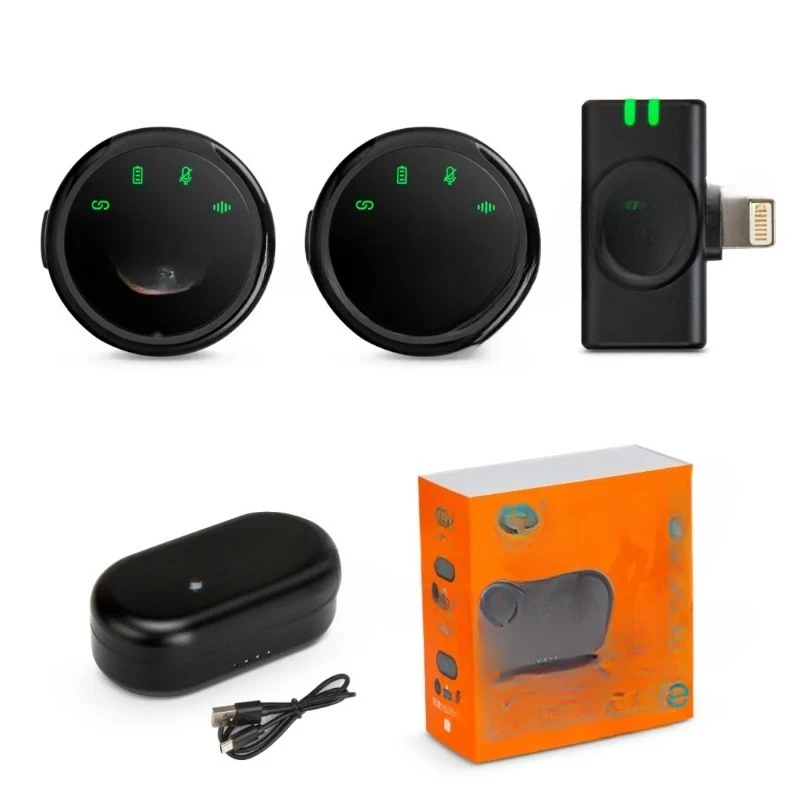 

M10 wireless collar clip microphone, live recording, short video noise reduction, small appearance