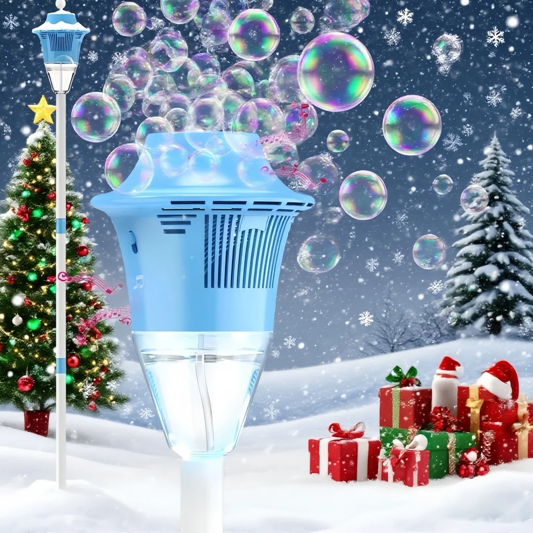 เครื่องทำฟองสบู่คริสต์มาส, แบตเตอรี่แบบชาร์จได้ 500 มิลลิแอมป์ ความสูง 47 นิ้ว เครื่องทำฟองสบู่อัตโนมัติแบบตั้งพื้นสำหรับเด็ก, ใช้กลางแจ้ง