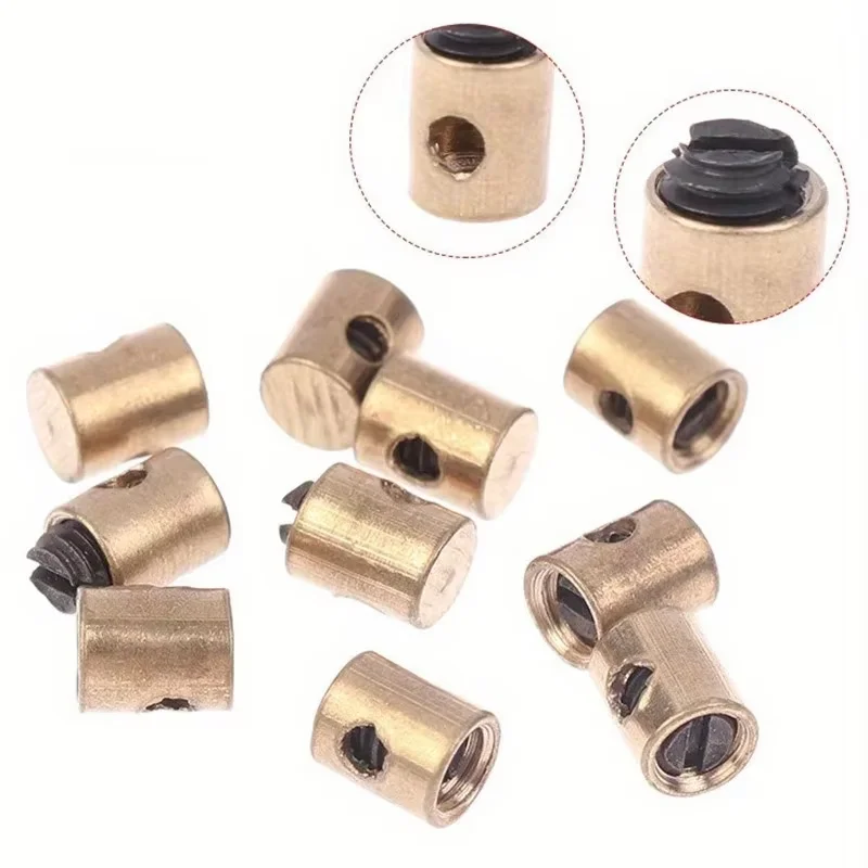 Motorcycle Throttle Brake Cable Copper Head Steel Wire Kill Switch Clip Lock Movable Head Durable Universal