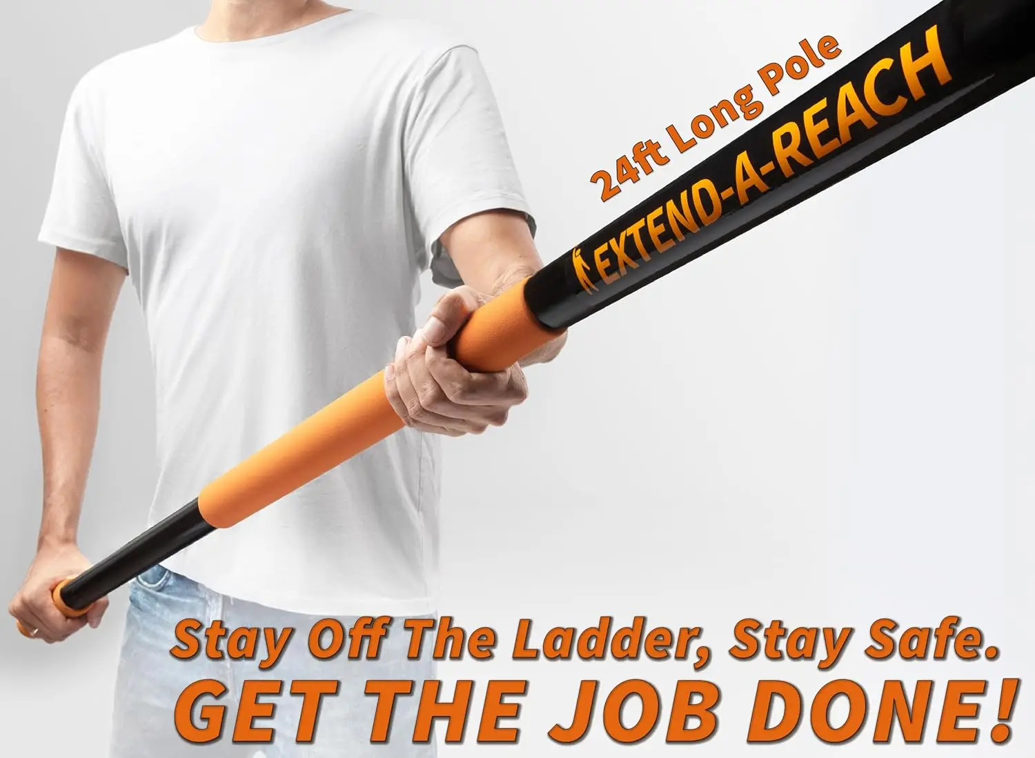 30 Foot High Reach Duster Kit with 5-24 ft Extension Pole for High Ceiling