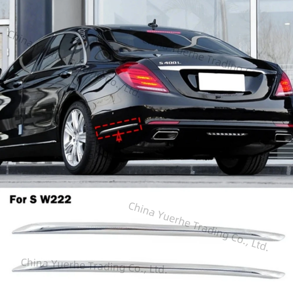 

Rear bumper chrome decorative strip For Mercedes Benz S- Class W222 2019-2020 A2228851121 A2228851221